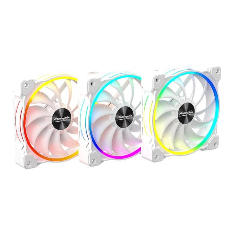 EKL Alpenföhn Wing Boost 3 ARGB High Speed PWM PC-Gehäuse-Lüfter Weiß (B x H x T) 120 x 120 x 25 mm
