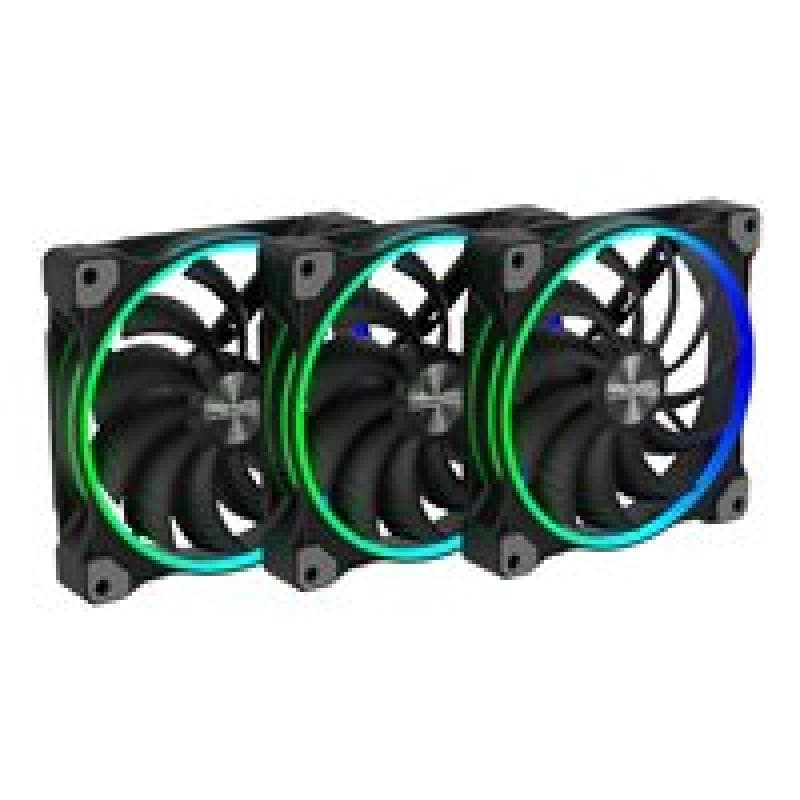EKL Alpenföhn Wing Boost 3 ARGB PWM PC-Gehäuse-Lüfter Schwarz (B x H x T) 140 x 140 x 25 mm