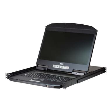 ATEN 16P Short Depth Single Rail LCD KVM Switch