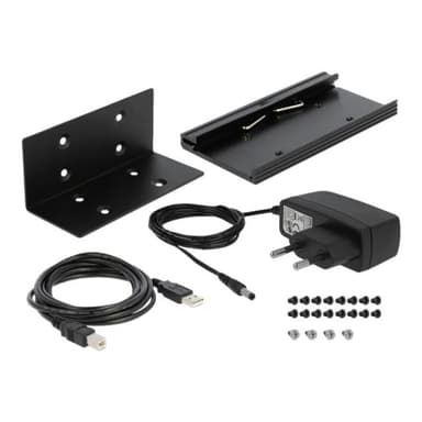 DELOCK HUB USB 2.0 Typ-B Buchse zu 12 x Seriell RS-232 Stecker Überspannungsschutz erweiterter Tempe