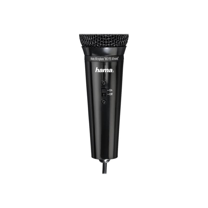 HAMA Mikrofon MIC-P35 Allround für PC und Notebook, 3,5-mm-Klinke