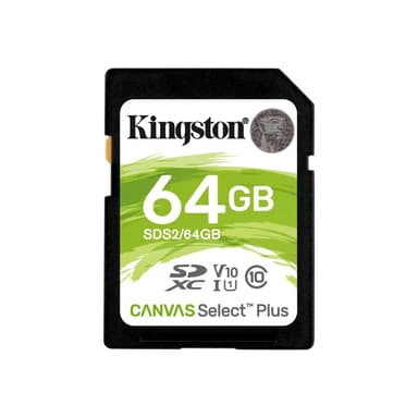 KINGSTON 64GB SDXC CANVAS SELECT PLUS