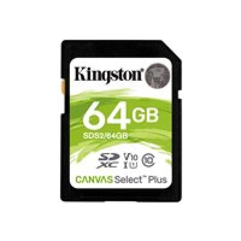 KINGSTON 64GB SDXC CANVAS SELECT PLUS