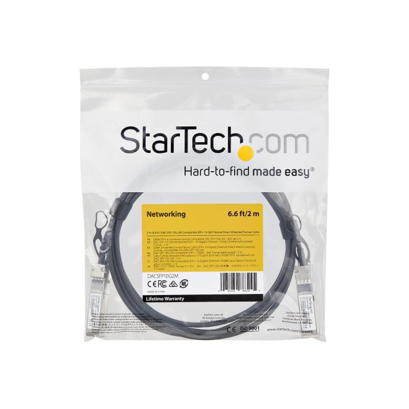 STARTECH.COM Dell EMC DAC-SFP-10G-2M kompatibles SFP+ Modul - 10GBase-CU - SFP+ Kupfer Transceiver