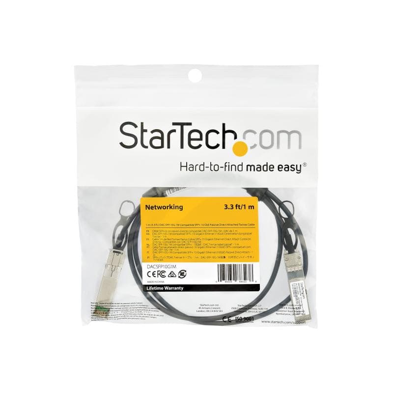 STARTECH.COM Dell EMC DAC-SFP-10G-1M kompatibles SFP+ Modul - 10GBase-CU - SFP+ Kupfer Transceiver