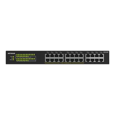 NETGEAR GS324P 24-Port Gigabit Ethernet Unmanaged PoE+ Switch mit 16-Ports PoE+ 190W Budget