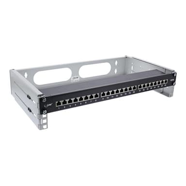 INLINE ® 19″ Rack zur Wandmontage, 2HE, 24-40cm Tiefe, grau