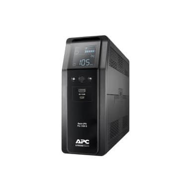 APC Back UPS Pro BR 1200VA Sinewave 8 Outlets AVR LCD interface