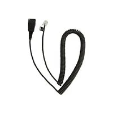JABRA GN Anschlusskabel QD<>RJ10,duenn 0,5-2m,  z.B. fuer Lucent Callmaster V, VI, Cisco 79xx und P