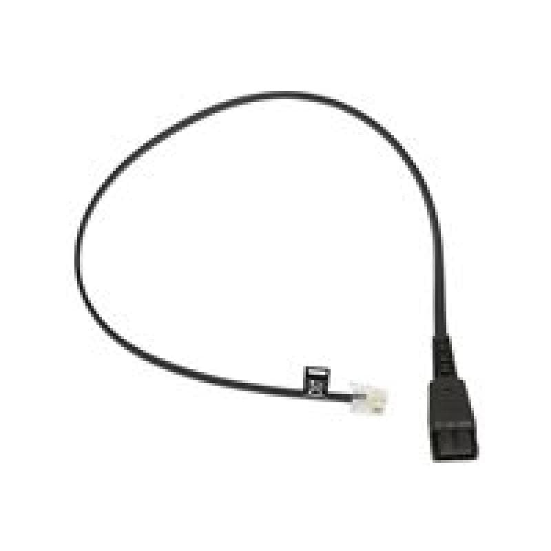JABRA GN Anschlusskabel QD<>RJ11,  glatt 0,5m, Siemens-Belegung