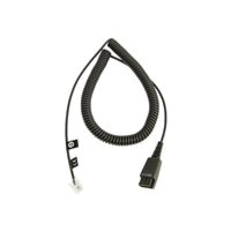 JABRA Kabelunterteil QD auf RJ10 (Regel-Belegung, 2 m, spiral)