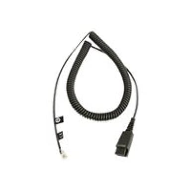 JABRA Kabelunterteil QD auf RJ10 (Regel-Belegung, 2 m, spiral)
