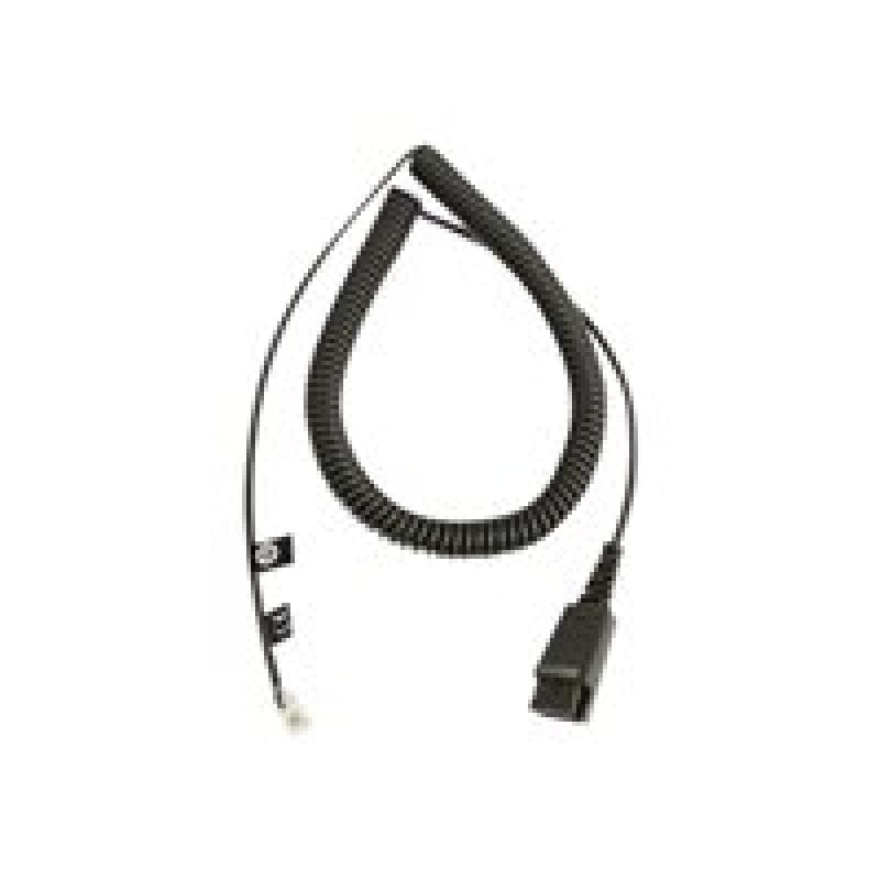 JABRA Kabelunterteil QD auf RJ10 (Regel-Belegung, 2 m, spiral)