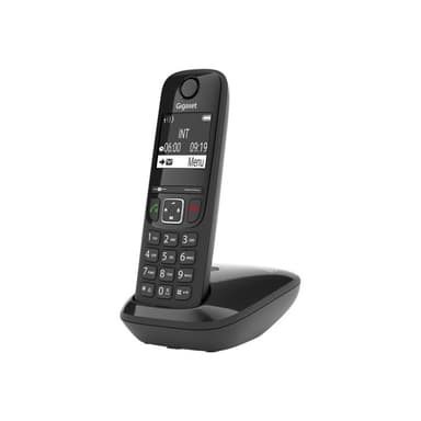 GIGASET A690 Schnurloses Telefon analog Freisprechen, mit Basis, Wahlwiederholung Schwarz
