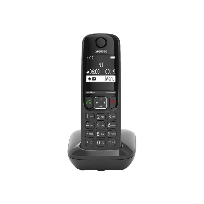 GIGASET A690 Schnurloses Telefon analog Freisprechen, mit Basis, Wahlwiederholung Schwarz