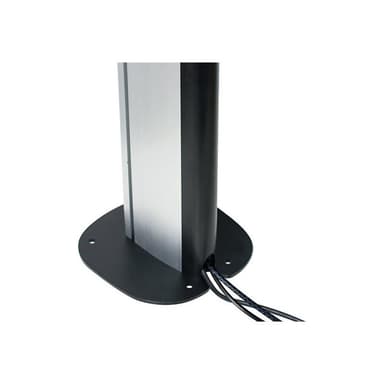 B-TECH SystemX Bodenplatte zum Verschrauben BT8380-FFB/B  schwarz