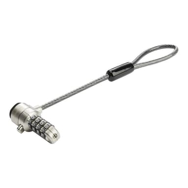 STARTECH.COM Laptop Kabelschloss-Verlängerung - 15cm Stahlkabel - Zahlenschloss - 2,5cm Schlaufe - K