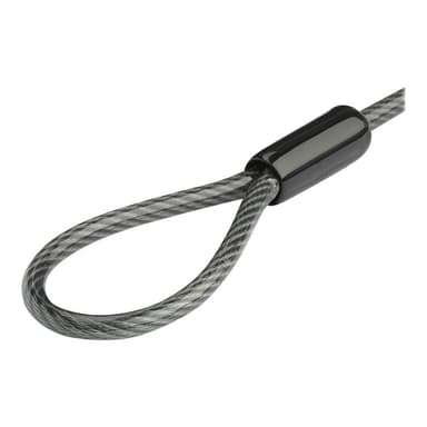 STARTECH.COM Laptop Kabelschloss-Verlängerung - 15cm Stahlkabel - Zahlenschloss - 2,5cm Schlaufe - K
