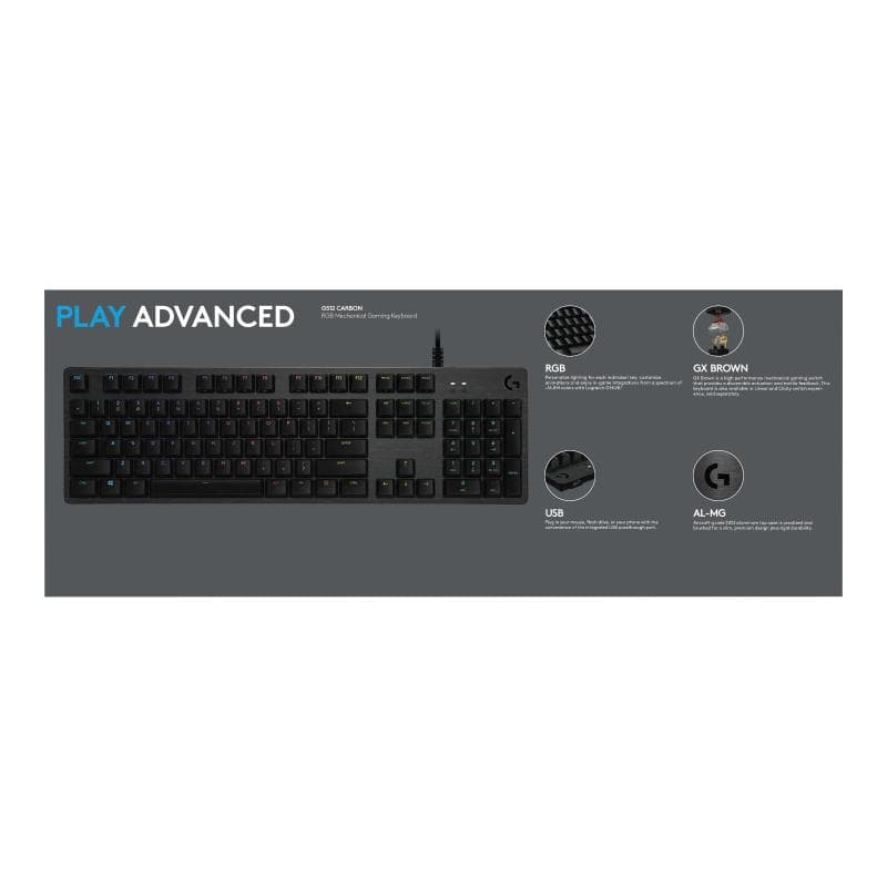 LOGITECH G512 CARBON GX BROWN CARBON