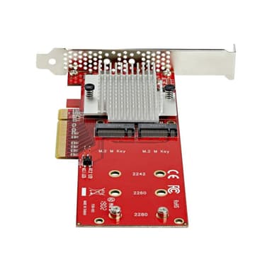 STARTECH.COM X8 DUAL M.2 PCIE SSD ADAPTER