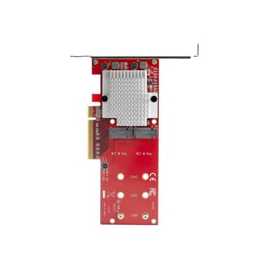 STARTECH.COM X8 DUAL M.2 PCIE SSD ADAPTER
