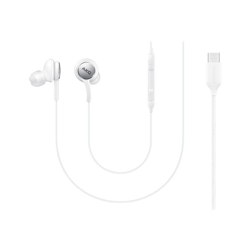 SAMSUNG Earphones USB Type-C EO-IC100, Sound by AKG, White
