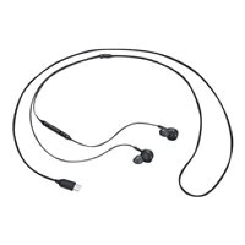 SAMSUNG Earphones USB Type-C EO-IC100, Sound by AKG, Black
