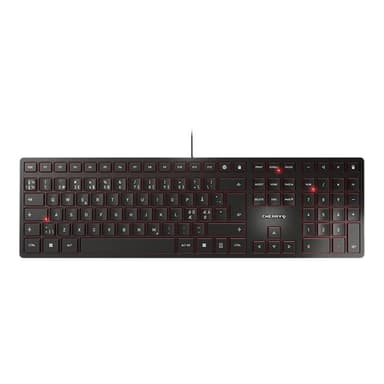 CHERRY TAS KC 6000 Slim Silber  USB Pan Nordic Layout