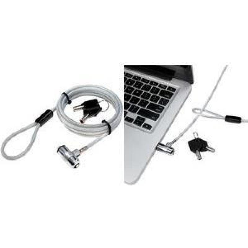 LOGILINK NBS009 - 2 Schlüssel - 1,8 m - 1,5 cm - Silber - T-Stange - Ultra slim notebook (NBS009)