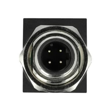 DELOCK Netzwerkadapter M12 4 Pin D-kodiert Stecker zu RJ45 Buchse (66313)