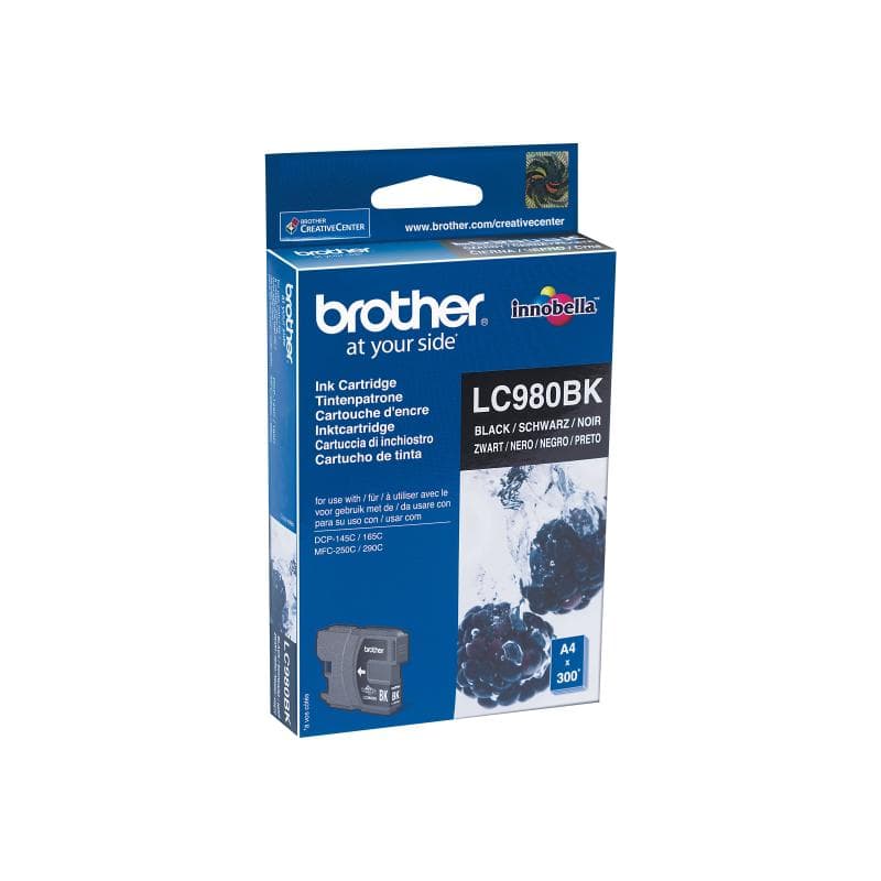 BROTHER LC980BK Schwarz Tintenpatrone