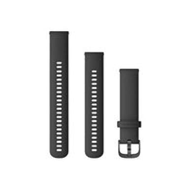 GARMIN Quick Release Band - Uhrarmband - 125-218 mm - black with slate hardware - für Approach S40;