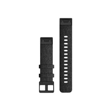 GARMIN QuickFit - Uhrarmband - Heathered Black, black hardware - für fenix 6S Pro, Sapphire