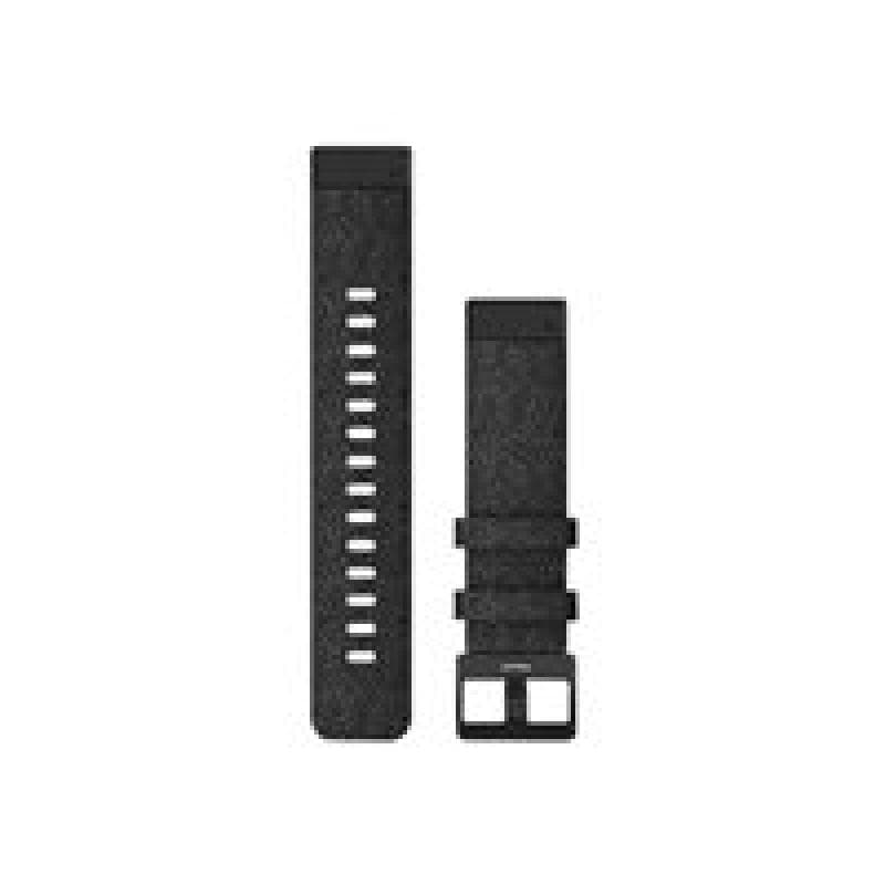 GARMIN QuickFit - Uhrarmband - Heathered Black, black hardware - für fenix 6S Pro, Sapphire