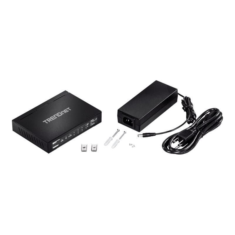 TRENDNET Switch  6 Port Gbit PoE+ 65W Metall