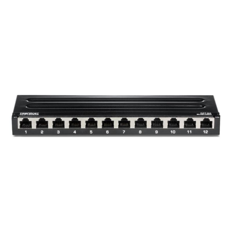 TRENDNET Patchpanel 12-Port Cat6a geschirmt (10″ wide)