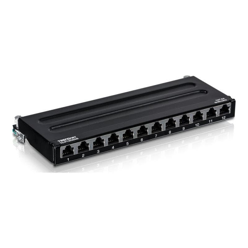TRENDNET Patchpanel 12-Port Cat6a geschirmt (10″ wide)
