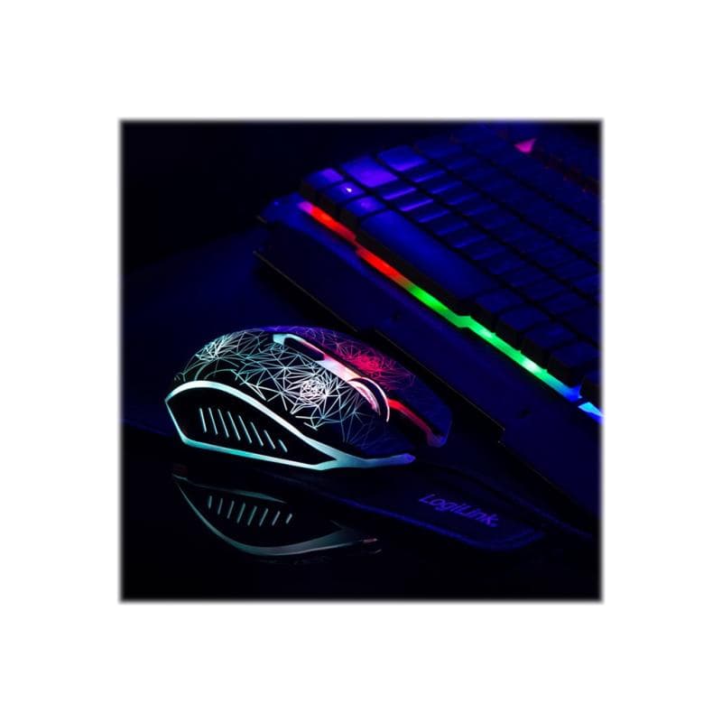 LOGILINK Keyboard und Mouse plus Mauspad LogiLink Gaming Combo Set (ID0185)