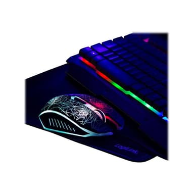 LOGILINK Keyboard und Mouse plus Mauspad LogiLink Gaming Combo Set (ID0185)