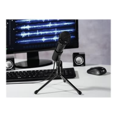 HAMA "MIC-P35 Allround" - Mikrofon - Schwarz