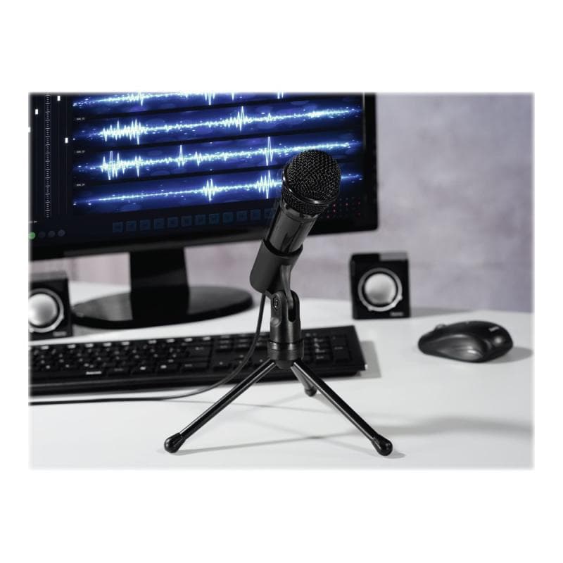 HAMA "MIC-P35 Allround" - Mikrofon - Schwarz