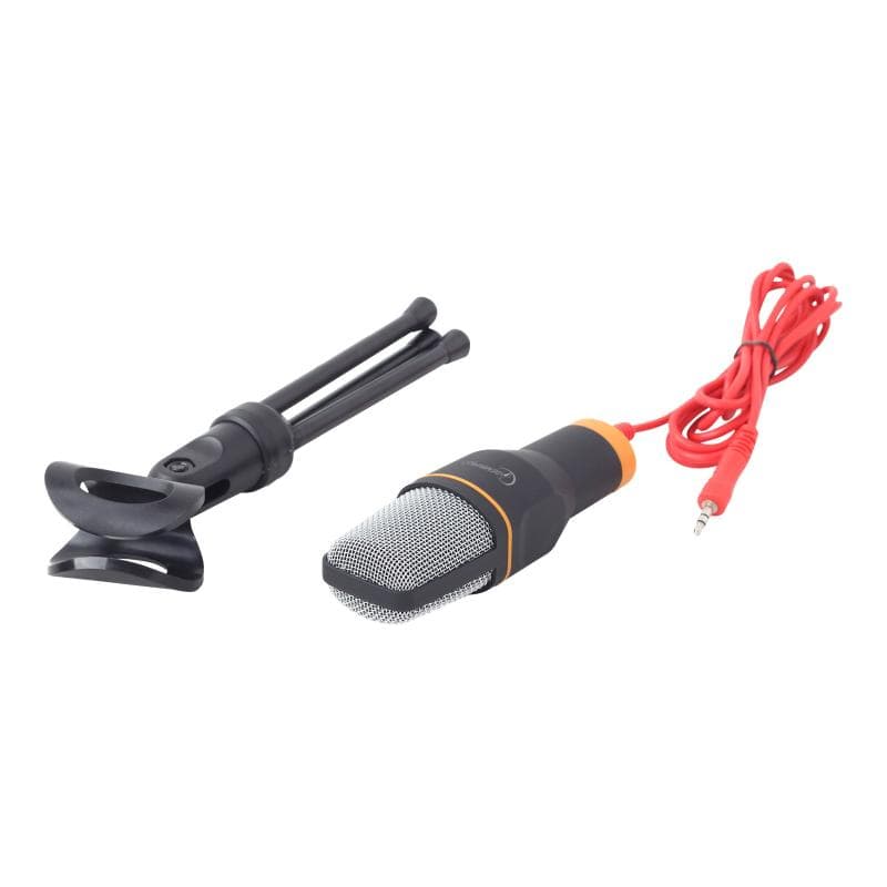 GEMBIRD PC-Mikrofon MIC-D-03 Schwarz Kabelgebunden inkl. Stativ (8716309100984)
