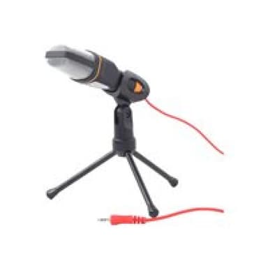 GEMBIRD PC-Mikrofon MIC-D-03 Schwarz Kabelgebunden inkl. Stativ (8716309100984)