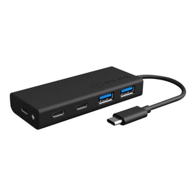 ICY BOX IB-HUB1426-CPD Type-C Hub zu 2x Type-C/2x Type-A Anschlüssen, 1x Type-C