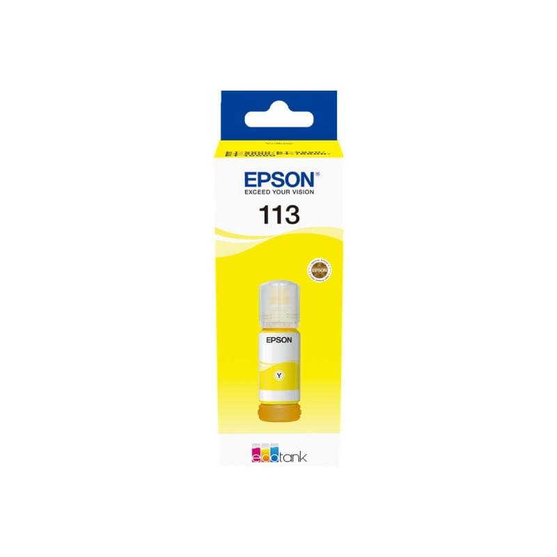 EPSON 113 EcoTank Pigment Yellow ink bottle