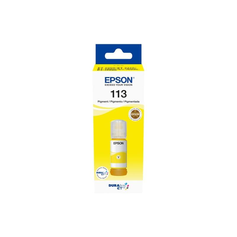 EPSON 113 EcoTank Pigment Yellow ink bottle