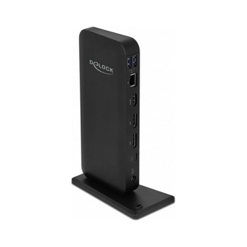 DELOCK USB Type-C DP 1.4 Dockingstation 4K - HDMI / DP 1.4 / USB 3.2 / LAN / PD 3.0