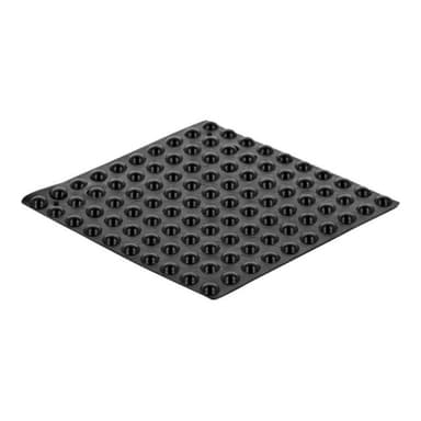 DELOCK Gummifüße rund selbstklebend 5 x 2 mm 100 Stück schwarz
