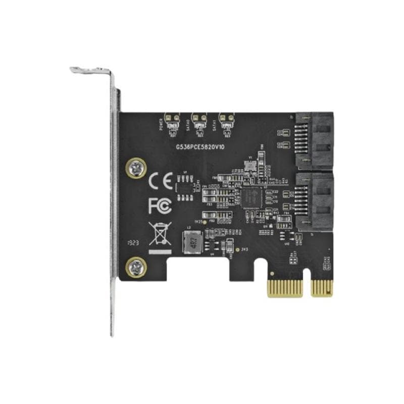 DELOCK 2 Port SATA PCI Express Karte - Low Profile Formfaktor
