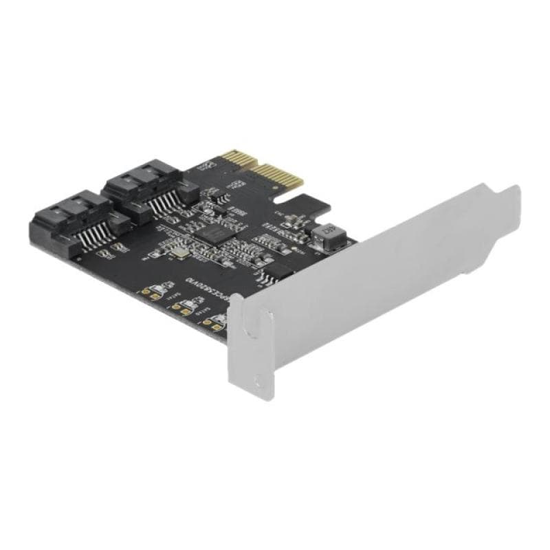 DELOCK 2 Port SATA PCI Express Karte - Low Profile Formfaktor